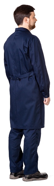 Men's cotton blend smock