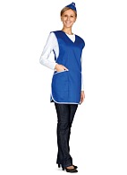 Ladies smock-apron (cornflower blue)