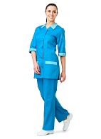 SERVICE ladies  work suit (turquoise)