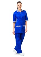 SERVICE ladies  work suit (cornflower blue)