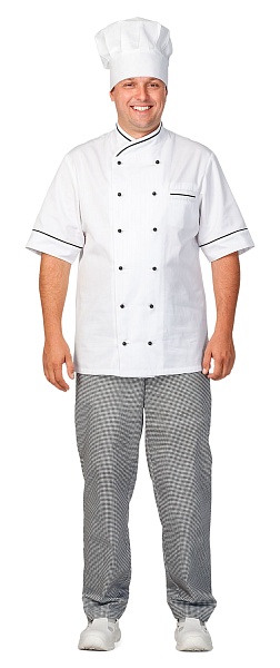 Chef's suit with short sleeves (451-30)