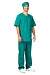 MEDIC men's medical scrubs, green