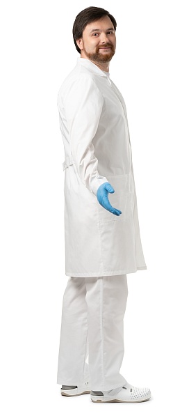 Men's medical lab coat