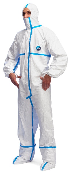 TYVEK 600 PLUS overall with socks (Tyvek Classic Plus)