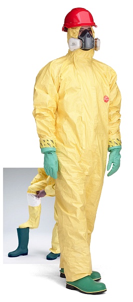 TYCHEM 2000 C coverall with socks (Tychem C)