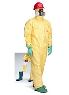 TYCHEM 2000 C coverall with socks (Tychem C)