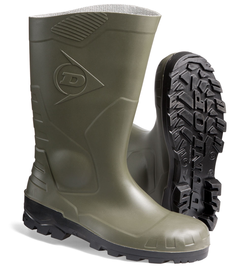 high leg steel toe cap boots