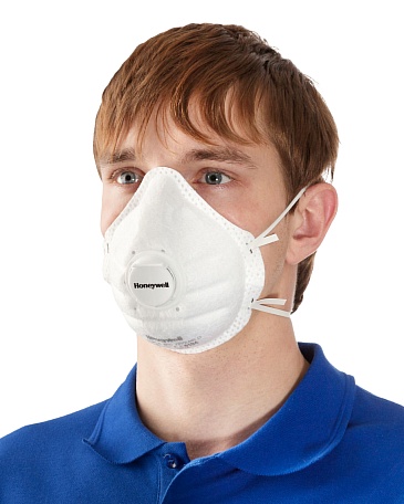 Filtering half-mask (respirator) SuperOne 3206 with exhalation valve for dust and mist protection