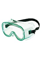 LG10 No Vent Clear uncoated polycarbonate lens goggles.