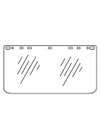 A8152/40 Face shield Windows polycarbonate