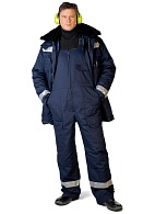 JUPITER (TA-04) men's heat-insulated bib overall