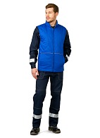 Insulated waistcoat for engineers and technicians