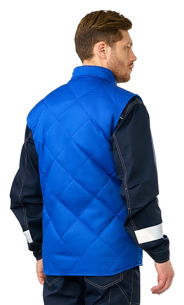 Insulated waistcoat for engineers and technicians