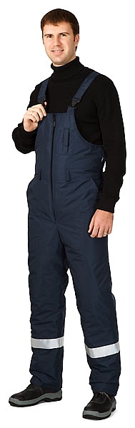 BAIKAL men's heat-insulated bib-overall (Class 2 protection)