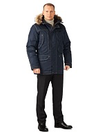 CAPTAIN men's heat-insulated jacket (dark blue)