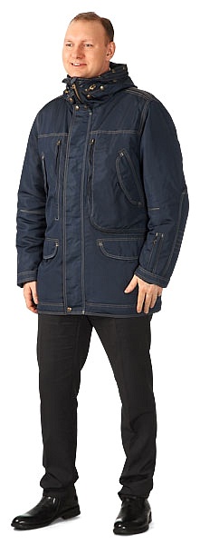 CAPTAIN men's heat-insulated jacket (dark blue)