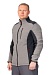 SOFT fleece jacket (grey with dark-grey insets)