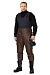 Men's leather bib overall