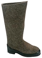 Rubber-coated felt boots (valenki)