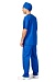 &quot;MEDIC&quot; men's medical scrubs, cornflower blue