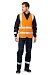 GABARIT-4 high visibility vest, fluorescent orange