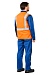 ECONOM high visibility vest, fluorescent orange