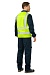 GABARIT-4 high visibility vest, fluorescent yellow