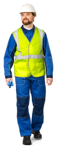 ECONOM high visibility vest, fluorescent yellow