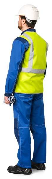 ECONOM high visibility vest, fluorescent yellow