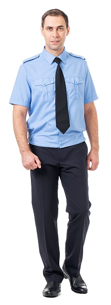 Short sleeve shirt, blue