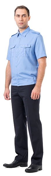 Short sleeve shirt, blue