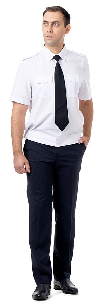 Short sleeve shirt, white