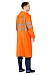 EXTRA VISION WPL waterproof PVC coat (fluorescent orange)