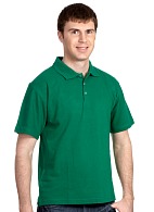 Short sleeve POLO shirt, green