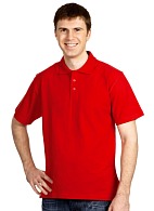 Short sleeve POLO shirt, red