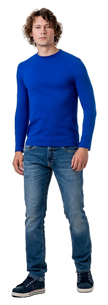 Long sleeve shirt, cornflower blue