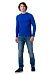 Long sleeve shirt, cornflower blue