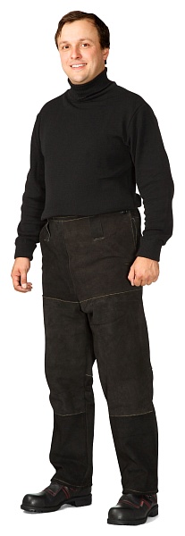 Leather split welder work suit