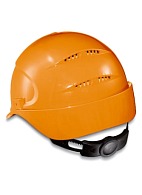 AIR WING a safety helmet with ratchet and textile suspension harness (9762) orange