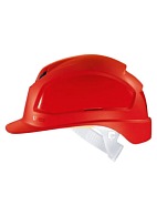 PHEOS a safety helmet with textile suspension harness (9772320) red