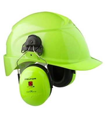 OPTIMEв„ў III earmuffs Hi-Vis with helmet attachments (H540P3E-475-GB)