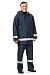 CYCLONE men's PVC waterproof work suit with a reflective stripe