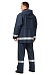 CYCLONE men's PVC waterproof work suit with a reflective stripe