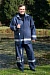 CYCLONE men's PVC waterproof work suit with a reflective stripe
