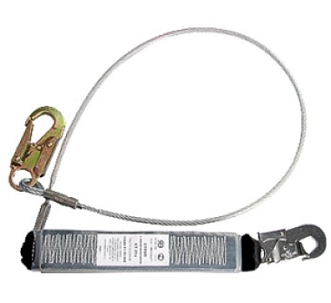 CT-21a metal rope lanyard with shock absorber