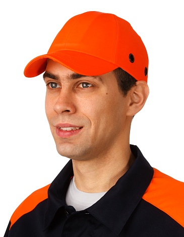 EP HI-VIZ fluorescent-orange bump cap (57308)