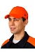 EP HI-VIZ fluorescent-orange bump cap (57308)