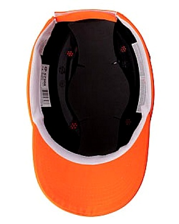 EP HI-VIZ fluorescent-orange bump cap (57308)