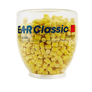 Replacement bottle of earplugs 3Mв„ў E-A-Rв„ў Classicв„ў (PD-01-001) for 3Mв„ў E-A-Rв„ў One-Touchв„ў earplugs dispenser