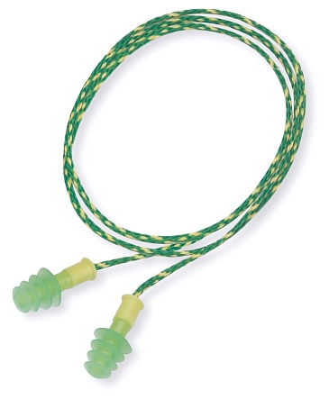 FUSION SMALL (1011281) reusable earplugs with a replaceable cord in individual packaging